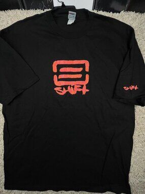 Vintage SHIFT MX T-Shirt Adult Red Logo Black Shirt Motocross Deadstock Size 2XL